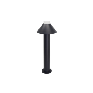 LUXULA Außenstandleuchte Schwarz GU10 Fassung IP44 Aluminium mit Erdspieß Höhe 60cm