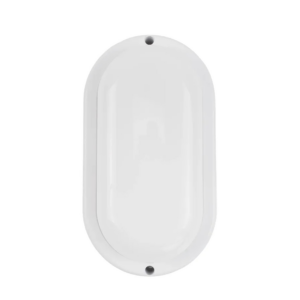 LUXULA Feuchtraumleuchte IP65 CCT 3000K-6500K Warm- Kaltweiß Ovalleuchte 12W Kellerlampe 1080lm Garagenleuchte Außenleuchte Weiß