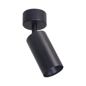 LUXULA LED Aufbauspot GU10 Schwenkbar Deckenstrahler Deckenspot Akzentbeleuchtung Deckenlampe Aluminium Schwarz