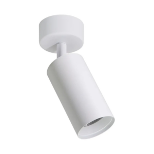 LUXULA LED Aufbauspot GU10 Schwenkbar Deckenstrahler Deckenspot Akzentbeleuchtung Deckenlampe Aluminium Weiß