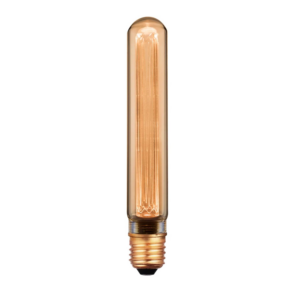 LUXULA LED Filament Leuchtmittel Stab E27 Dimmbar Warmweiß Bernstein Glas Röhrenform