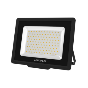 LUXULA LED Fluter 100W Strahler 3000K Warmweiß 10000lm Außenstrahler Schwarz IP65