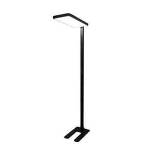LUXULA LED Stehlampe Up/Down Bürolampe Schwarz 100W 7000LM 4000K Neutralweiß UGR16 CRI98 Dimmbar