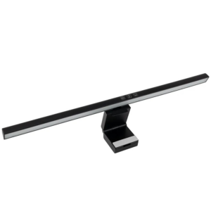 LUXULA Monitorleuchte Stufenlos Dimmbar CCT Warm- Kaltweiß Klemmleuchte 5W 250lm 2900-6200K Schreibtischlampe Homeoffice USB Schwarz