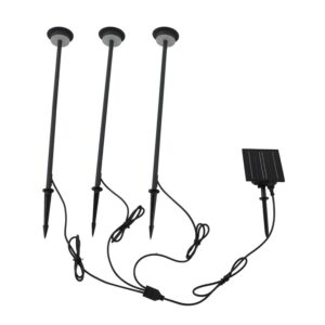Lindby 3er Set LED Lyris 10019928 Modern in Schwarz aus Aluminium 1-flammig