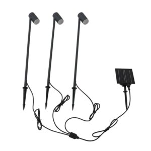 Lindby 3er Set LED Myric 10019926 Modern in Schwarz aus Aluminium 1-flammig
