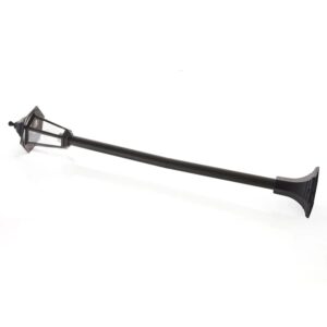 Lindby Außenleuchte Nane 9949034 Spritzwassergeschützt Retro Vintage Antik in Schwarz 1-flammig E27