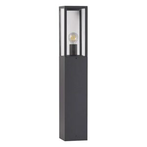 Lindby Außenleuchte Peldar 9926026 Spritzwassergeschützt in Schwarz aus Aluminium 1-flammig E27