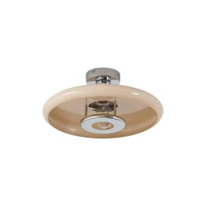 Lindby Deckenlampe Branford 10041894 Retro Vintage Antik in Creme aus Metall 1-flammig E27 Wohnzimmerleuchte