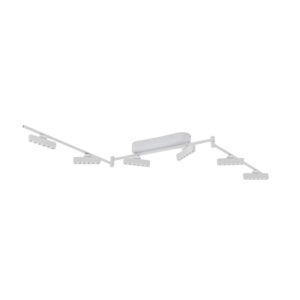 Lindby LED Deckenlampe Eldrin 10029271 Dimmbar Modern in Weiß aus Metall 6-flammig Wohnzimmerleuchte