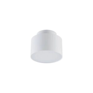 Lindby LED Deckenlampe Nivoria 10020108 Modern in Weiß aus Aluminium 1-flammig Wohnzimmerleuchte