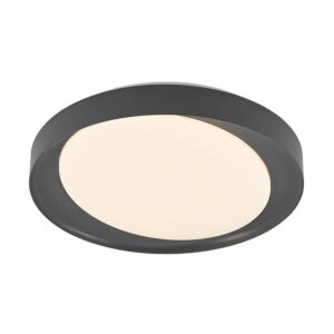 Lindby LED Deckenleuchte Alyano 9924009 Dimmbar mit Leselampe Modern in Alu 1-flammig Wohnzimmerleuchte