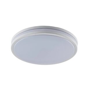 Lindby LED Deckenleuchte Arnim 4018182 Dimmbar mit Leselampe Modern in Weiß 1-flammig Badezimmerleuchte