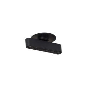 Lindby LED Deckenleuchte Eldrin 10025821 Modern in Schwarz aus Aluminium 1-flammig Wohnzimmerleuchte