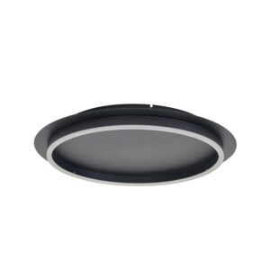 Lindby LED Deckenleuchte Kunis 10031253 Modern in Schwarz 1-flammig Wohnzimmerleuchte