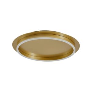 Lindby LED Deckenleuchte Kunis 10031254 Modern in Gold Messing 1-flammig Wohnzimmerleuchte