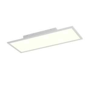 Lindby LED Deckenleuchte LED Panel Luay 9956067 Dimmbar mit Leselampe Modern in Weiß 1-flammig Küchenleuchte
