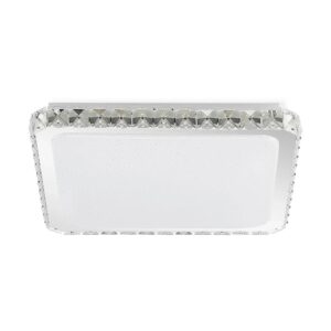 Lindby LED Deckenleuchte Lorand 9627393 Dimmbar mit Leselampe Modern in Weiß aus Metall 1-flammig Wohnzimmerleuchte