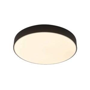 Lindby LED Deckenleuchte Simera 9639304 Dimmbar Modern in Schwarz 1-flammig Wohnzimmerleuchte