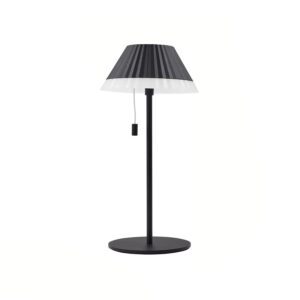 Lindby LED Ilvi 10025699 Spritzwassergeschützt Modern in Schwarz aus Aluminium 1-flammig Wohnzimmerleuchte