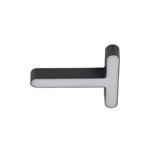 Lindby LED Lumaro 10027034 Modern in Schwarz 1-flammig Wohnzimmerleuchte