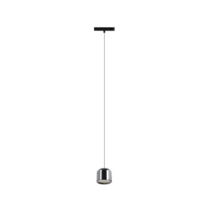 Lindby LED Lumaro 10027086 Modern in Schwarz aus Aluminium 1-flammig Wohnzimmerleuchte