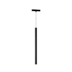 Lindby LED Lumaro 10027088 Modern in Schwarz aus Aluminium 1-flammig Wohnzimmerleuchte