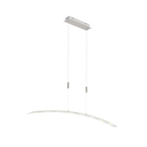 Lindby LED Manon 9621081 Modern in Alu aus Glas 1-flammig Wohnzimmerleuchte