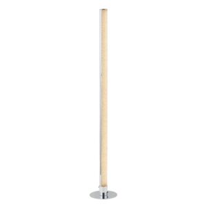 Lindby LED Stehlampe Hadis 9621743 Dimmbar mit Leselampe Modern in Chrom 1-flammig Wohnzimmerleuchte