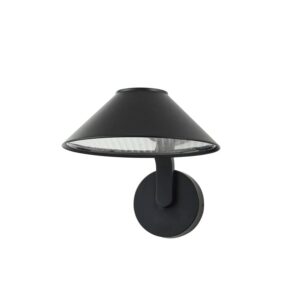 Lindby LED Wandleuchte Außen Capelo 10036712 Modern in Schwarz aus Aluminium 1-flammig