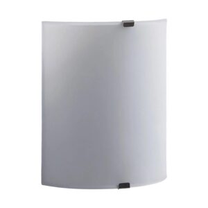 Lindby LED Wandleuchte Wandlampe Innen Helmi 9620943 Modern in Weiß aus Glas 1-flammig Wohnzimmerleuchte