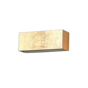 Lindby LED Wandleuchte Wandlampe Innen Quentin 9625071 Modern in Gold Messing aus Metall 1-flammig Flurleuchte
