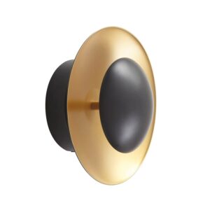 Lindby LED Wandleuchte Wandlampe Innen Tiama 10012960 Modern in Schwarz aus Metall 1-flammig Wohnzimmerleuchte