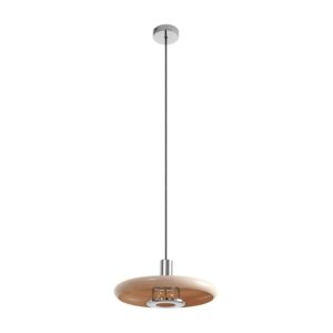 Lindby Pendelleuchte Branford 10041896 Retro Vintage Antik in Creme aus Metall 1-flammig E27 Wohnzimmerleuchte