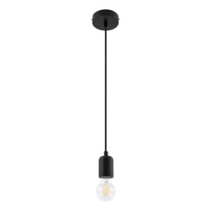 Lindby Pendelleuchte Hattie 10034034 Modern in Schwarz aus Aluminium 1-flammig E27 Wohnzimmerleuchte