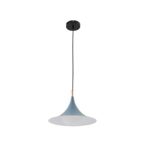 Lindby Pendelleuchte Jarl 10030578 Modern in Blau aus Metall 1-flammig G9 Wohnzimmerleuchte