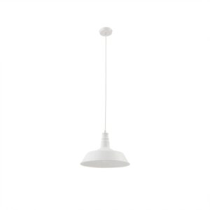 Lindby Pendelleuchte Laylan 10030683 Modern in Weiß aus Metall 1-flammig E27 Wohnzimmerleuchte