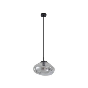 Lindby Pendelleuchte Lelia 10035738 Design Modern in Alu aus Glas 1-flammig E27 Wohnzimmerleuchte
