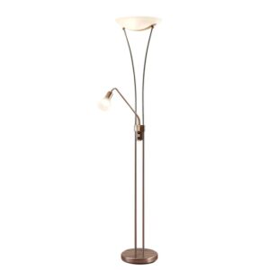 Lindby Stehlampe Felicia 9621270 Modern in Alu aus Metall 3-flammig E27 Wohnzimmerleuchte