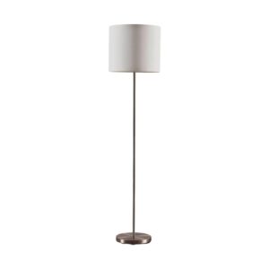 Lindby Stehlampe Parsa 9621363 für Kinder Junges Wohnen in Weiß aus Textil 1-flammig E27 Wohnzimmerleuchte