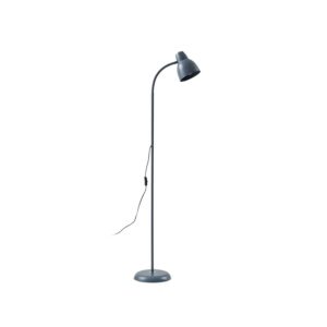 Lindby Stehlampe Tebbi 10030603 in Alu aus Metall 1-flammig E27 Wohnzimmerleuchte