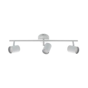 Lindby Strahler Jorell 10026858 Modern in Weiß aus Metall 3-flammig GU10 Wohnzimmerleuchte