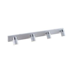 Lindby Strahler Kardo 9641088 Modern in Weiß aus Metall 4-flammig GU10 Badezimmerleuchte