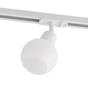 Lindby Stromschienenleuchte Linaro 9627135 Modern in Weiß aus Metall 1-flammig E14 Flurleuchte
