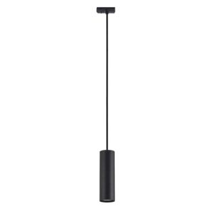 Lindby Stromschienenleuchte Linaro 9627152 Modern in Schwarz aus Metall 1-flammig GU10 Wohnzimmerleuchte