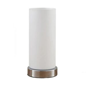Lindby Tischlampe Elianna 9621677 Dimmbar Modern in Weiß aus Glas 1-flammig E14 Wohnzimmerleuchte