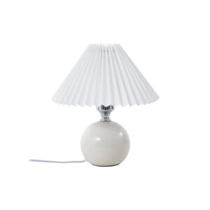 Lindby Tischlampe Kerimi 10020082 Skandinavisch in Weiß aus Keramik 1-flammig E27 Schlafzimmerleuchte