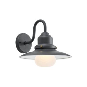 Lindby Wandleuchte Außen Roisin 9915011 Spritzwassergeschützt Retro Vintage Antik in Alu aus Metall 1-flammig E27
