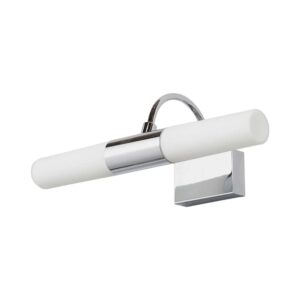 Lindby Wandleuchte Wandlampe Bad Devran 9641001 Spritzwassergeschützt Modern in Chrom aus Metall 2-flammig G9 Badezimmerleuchte