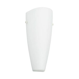 Lindby Wandleuchte Wandlampe Innen Hermine 9620375 Modern in Weiß aus Glas 1-flammig E27 Flurleuchte